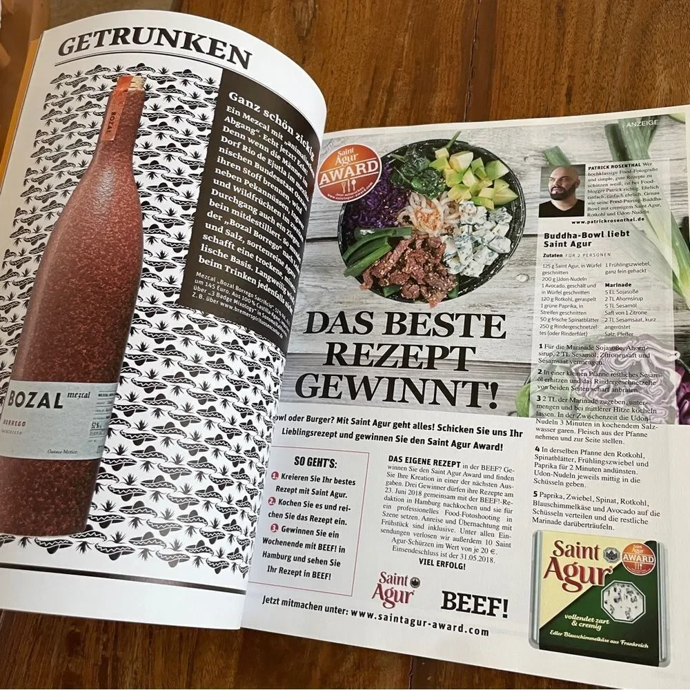 BEEF! Magazine Cooking for Men - Issue 03/2018 GERMAN